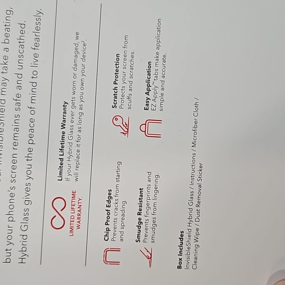 NIP - Hybrid Glass Screen Protector - Picture 3 of 5